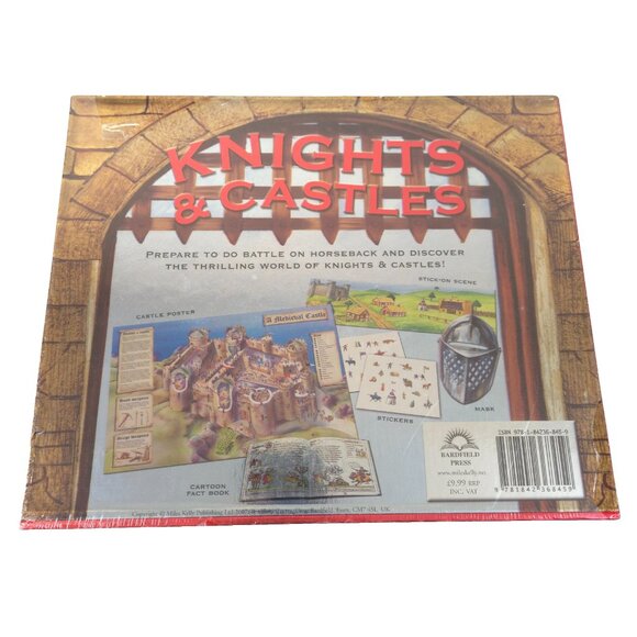 Knights and Castles - Fun Fact Book, Stickers, Giant Castle Poster - British UK - Picture 3 of 11